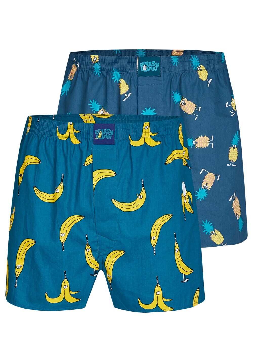 Трусы боксеры Lousy Livin Bana-Ananas, синий
Трусы боксеры Lousy Livin Bana-Ananas, синий