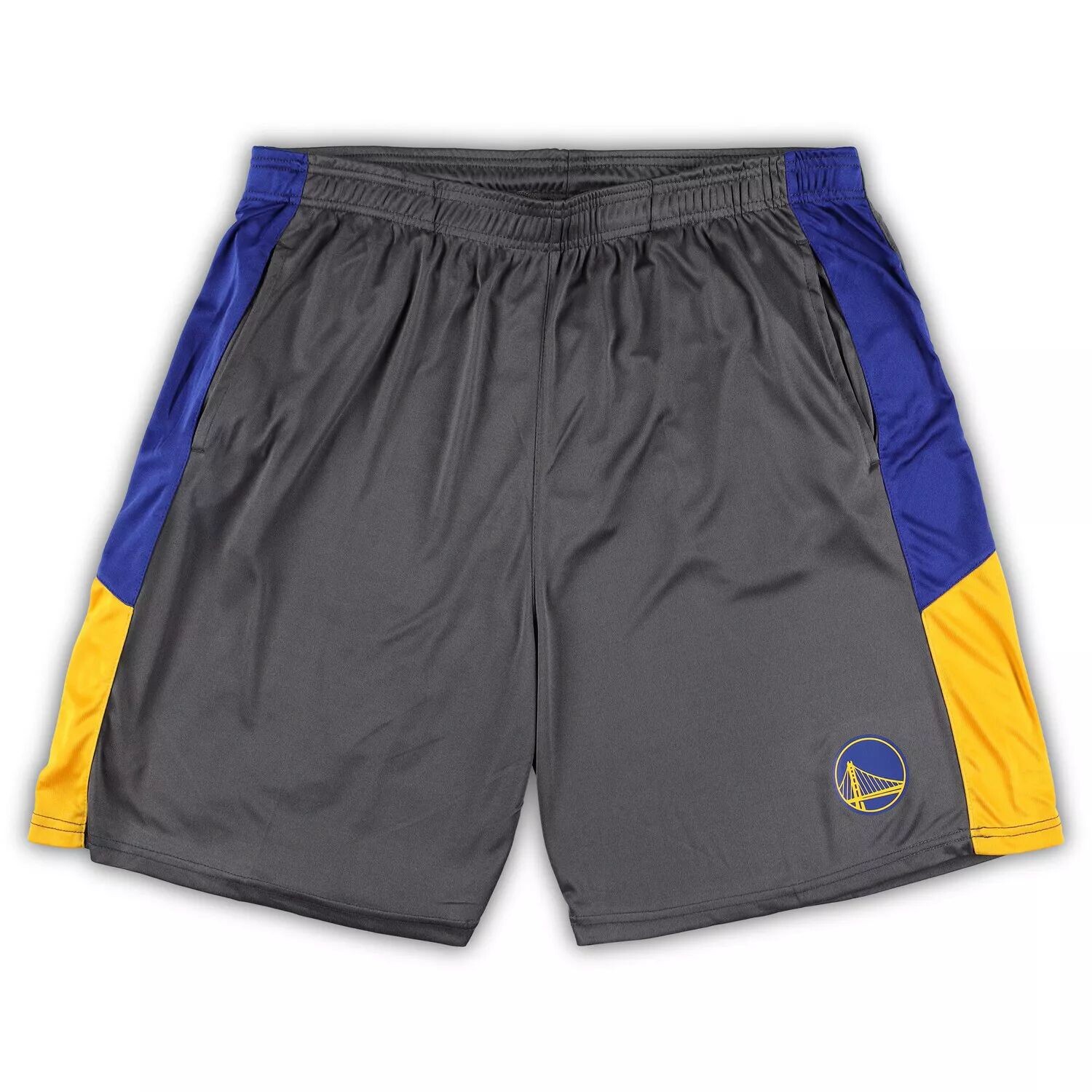 Мужские фирменные серые шорты Golden State Warriors Big & Tall Fanatics
Мужские фирменные серые шорты Golden State Warriors Big & Tall Fanatics