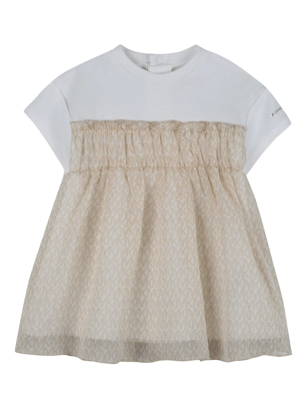 Платье с оборками и логотипом Michael Kors Kids, белый
Платье с оборками и логотипом Michael Kors Kids, белый