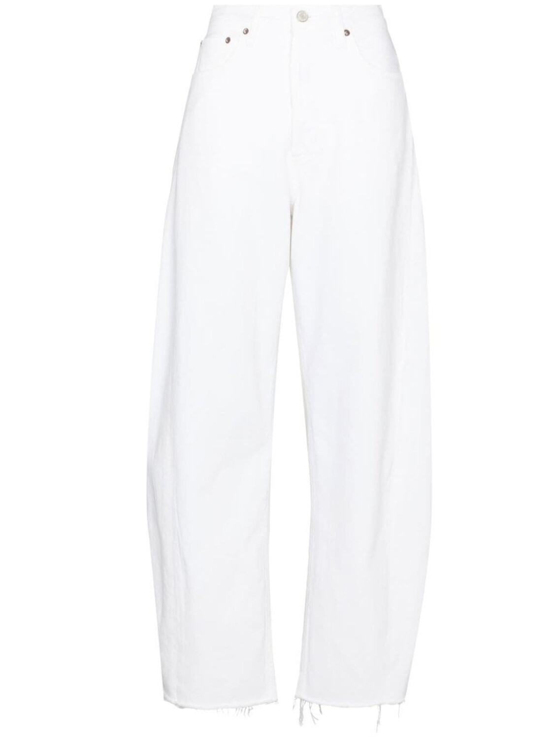 AGOLDE широкие джинсы с завышенной талией, белый 
AGOLDE широкие джинсы с завышенной талией, белый