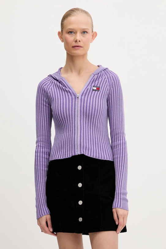 Кардиган Tommy Jeans, фиолетовый
Кардиган Tommy Jeans, фиолетовый