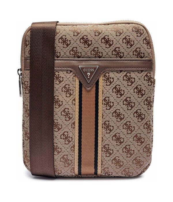 Сумка мужская Guess Milan текстильная через плечо с фирменным принтом, коричневый
Сумка мужская Guess Milan текстильная через плечо с фирменным принтом, коричневый