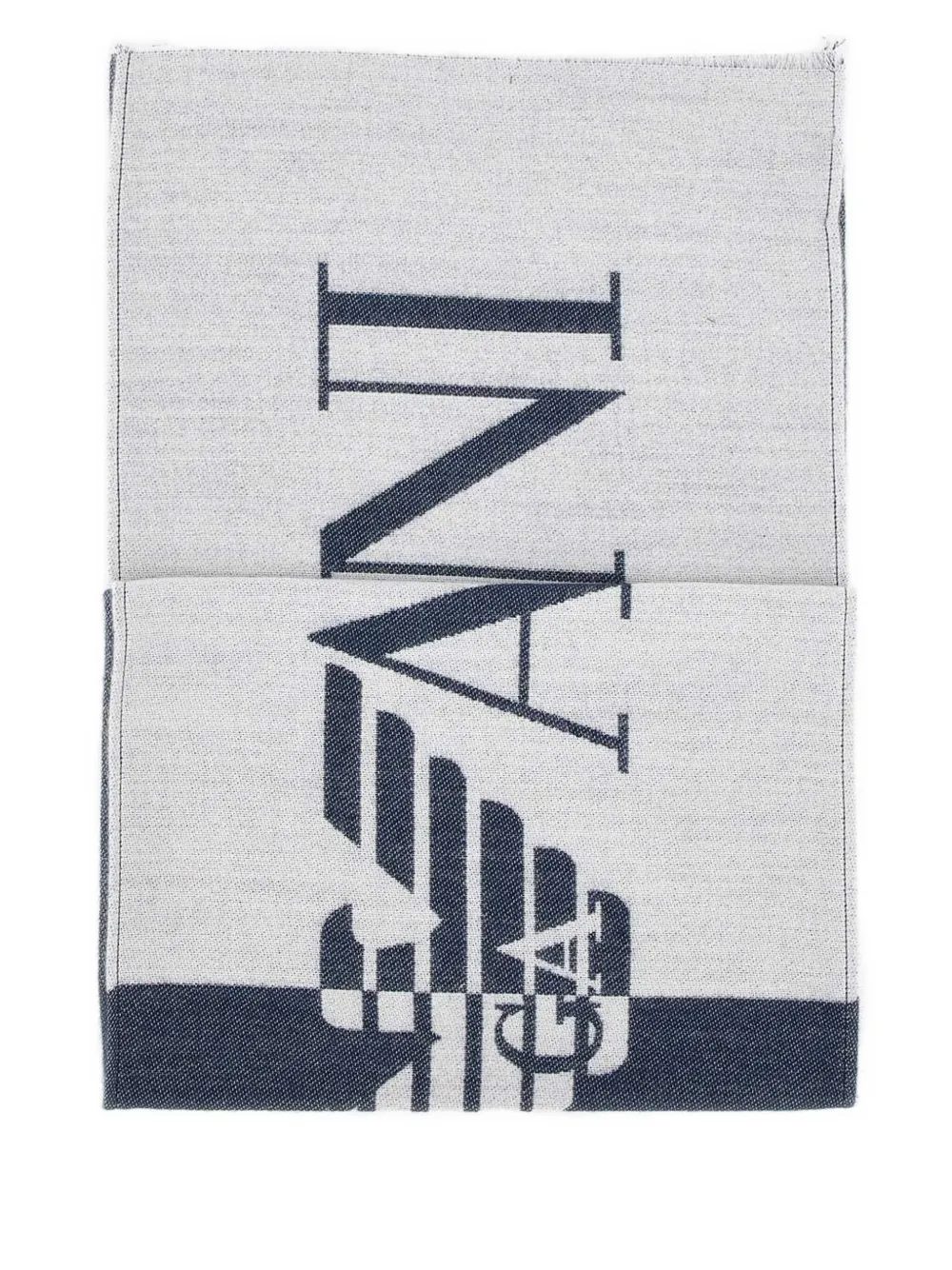 Шарф с бахромой и логотипом EMPORIO ARMANI, белый
Шарф с бахромой и логотипом EMPORIO ARMANI, белый