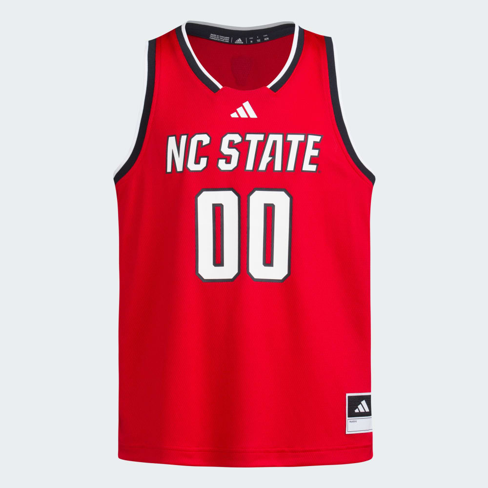Спортивный топ Adidas NC State Swingman Jersey Kids, цвет Team Power Red/White 
Спортивный топ Adidas NC State Swingman Jersey Kids, цвет Team Power Red/White