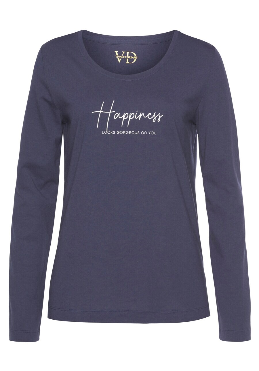 Пижамный топ VIVANCE Pajama Shirt, морской синий 
Пижамный топ VIVANCE Pajama Shirt, морской синий