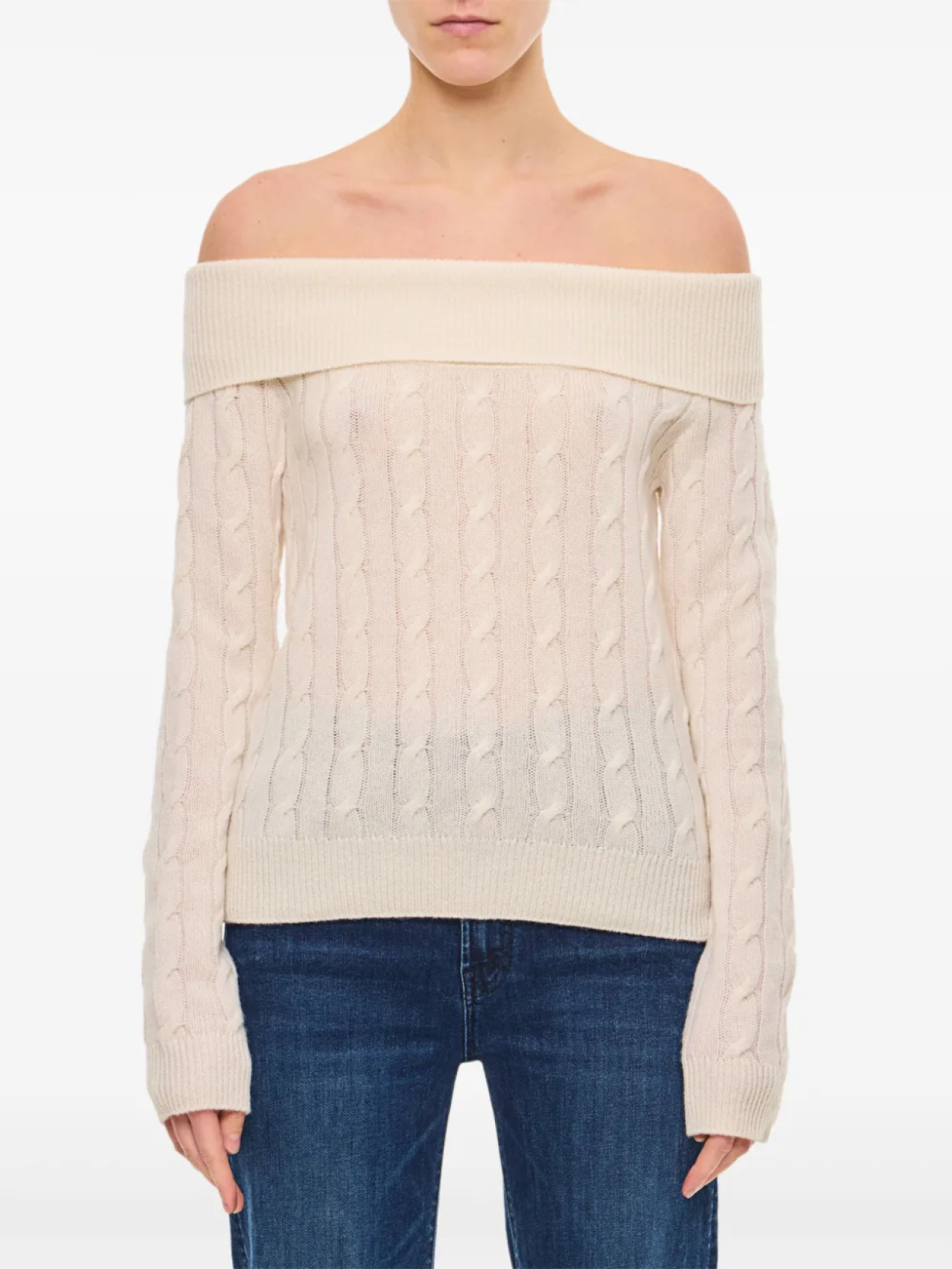 Свитер с открытыми плечами из коллекции Ralph Lauren Ralph Lauren Collection, нейтральный
Свитер с открытыми плечами из коллекции Ralph Lauren Ralph Lauren Collection, нейтральный