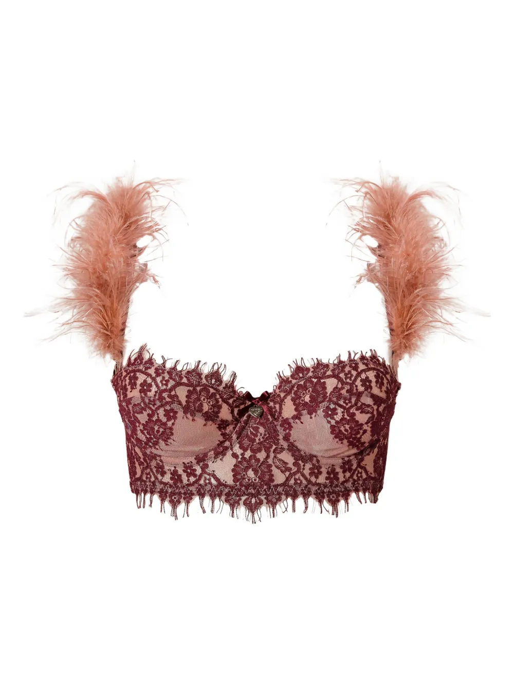 Бюстгальтер-балконет с отделкой из перьев Twinset, розовый
Бюстгальтер-балконет с отделкой из перьев Twinset, розовый