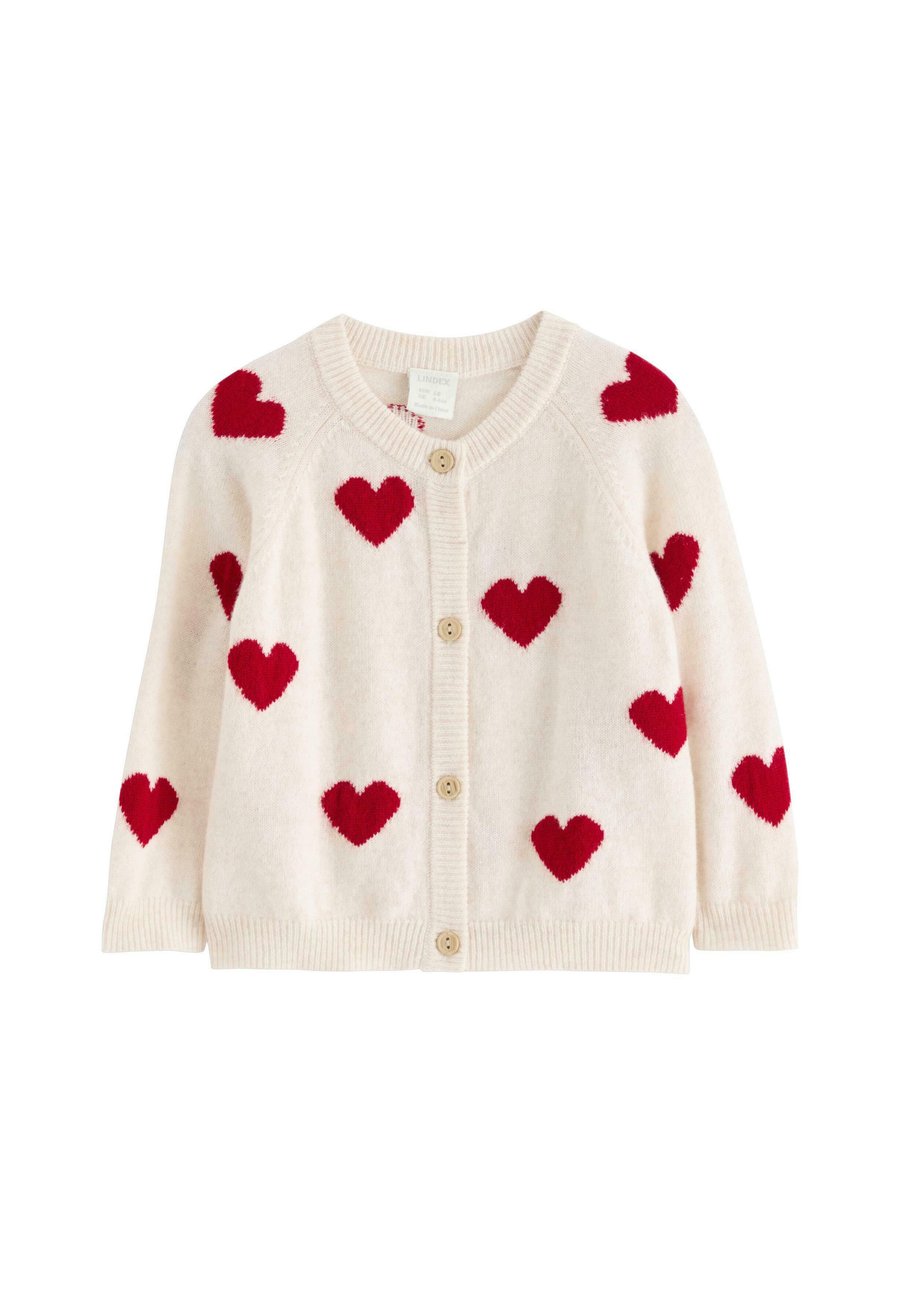 Кардиган Lindex HEART, Light Beige Melange/White
Кардиган Lindex HEART, Light Beige Melange/White