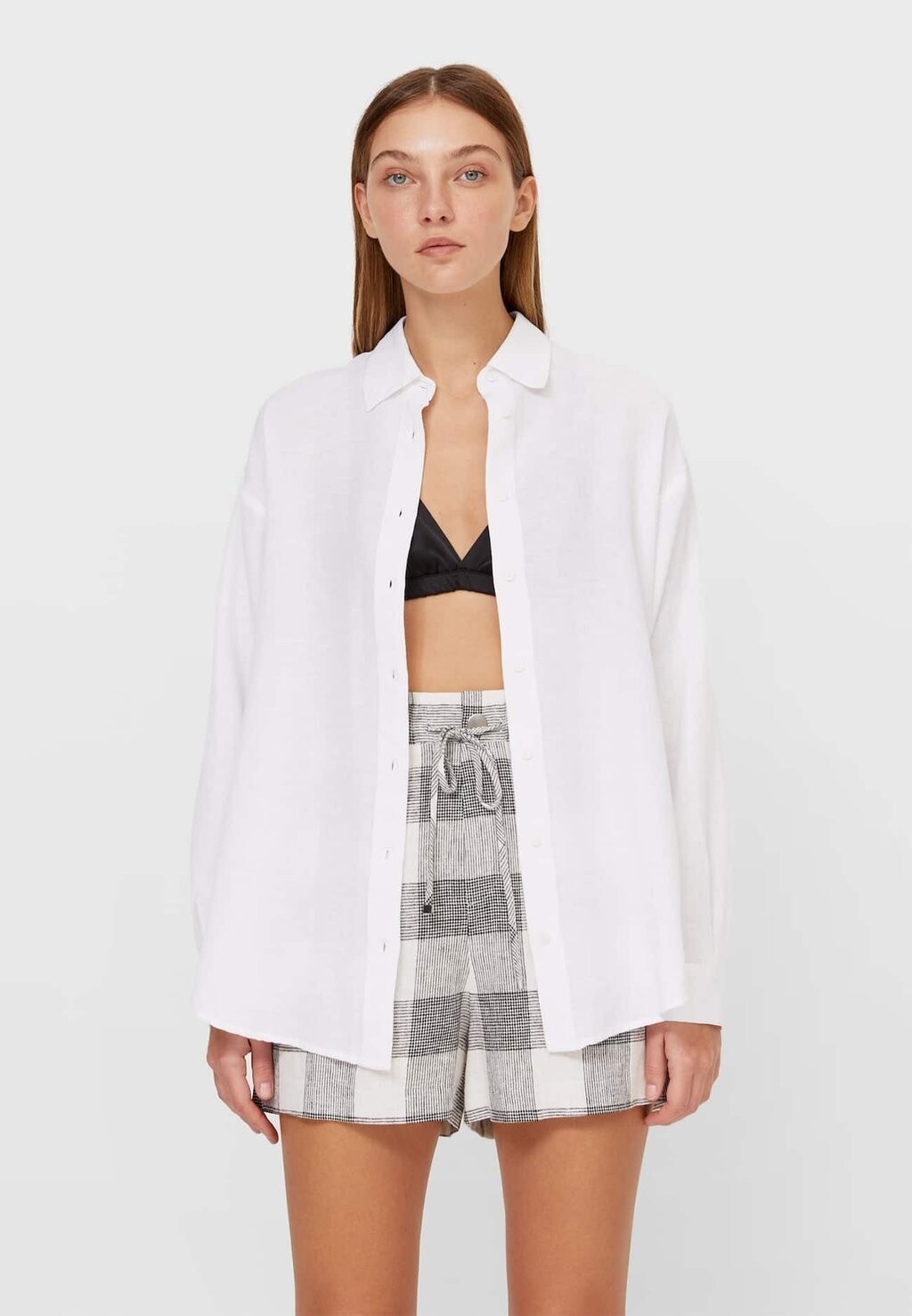 Рубашка Stradivarius, белый
Рубашка Stradivarius, белый