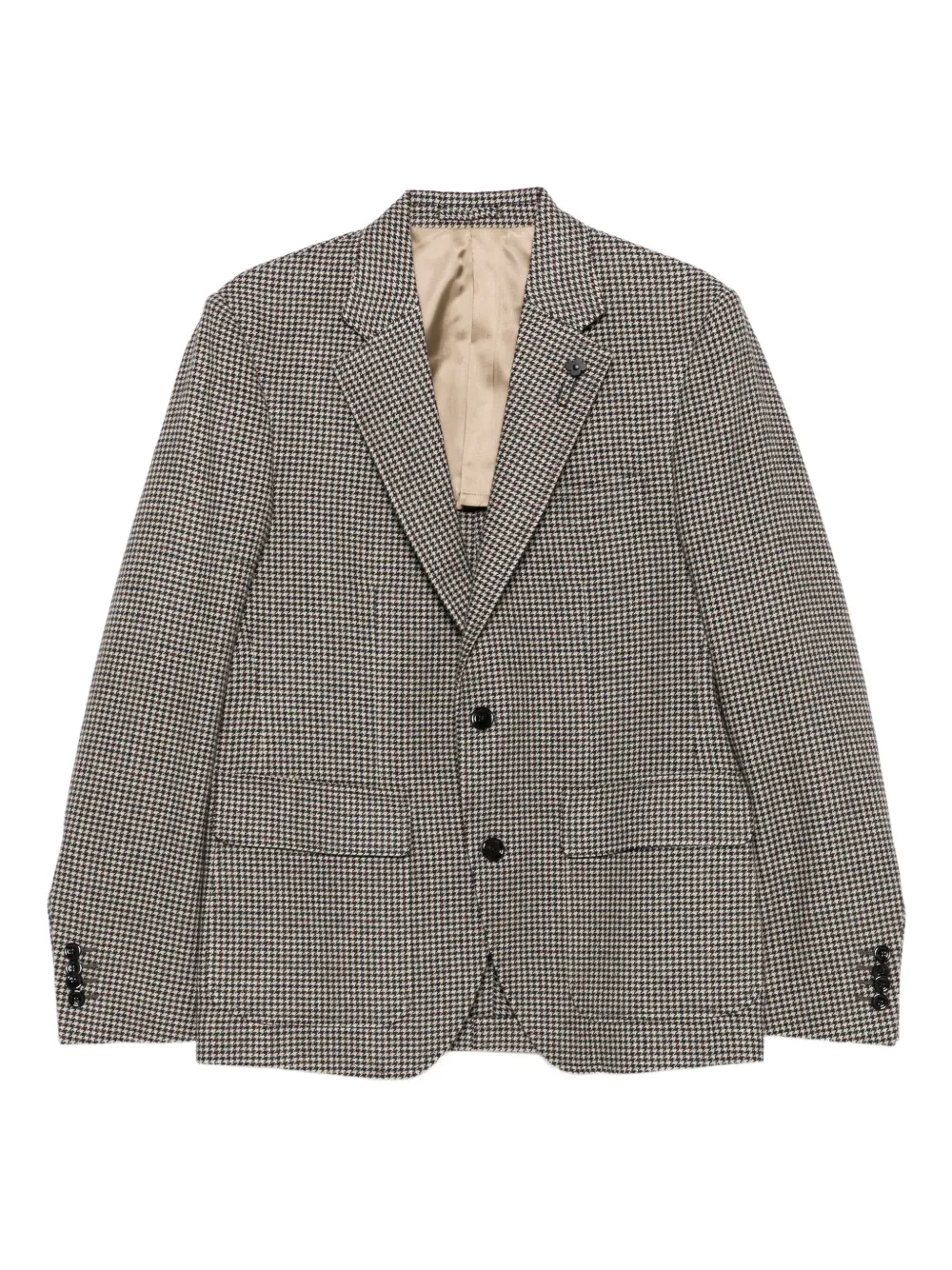 Пиджак в ломаную клетку Lardini, нейтральный
Пиджак в ломаную клетку Lardini, нейтральный