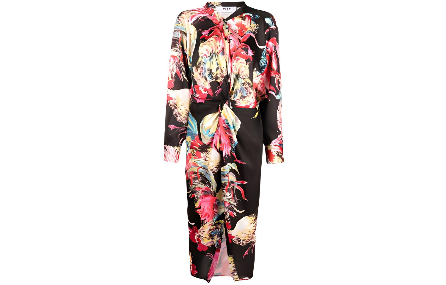 MSGM Длинное платье с рукавами женское черное
MSGM Длинное платье с рукавами женское черное