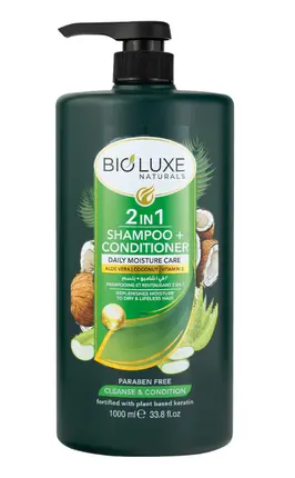 Ежедневный увлажняющий уход 2 в 1: шампунь и кондиционер, 1000 мл Bioluxe Naturals
Ежедневный увлажняющий уход 2 в 1: шампунь и кондиционер, 1000 мл Bioluxe Naturals