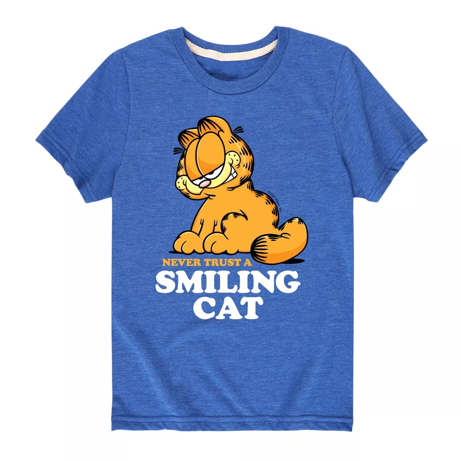 Футболка с изображением улыбающегося кота Гарфилда для мальчиков 8–20 лет Licensed Character, синий
Футболка с изображением улыбающегося кота Гарфилда для мальчиков 8–20 лет Licensed Character, синий