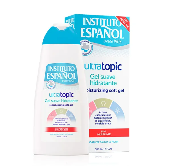 Нежное увлажняющее средство для мытья тела Ultratopic Pieles Atópicas Instituto Español, 500 ml
Нежное увлажняющее средство для мытья тела Ultratopic Pieles Atópicas Instituto Español, 500 ml