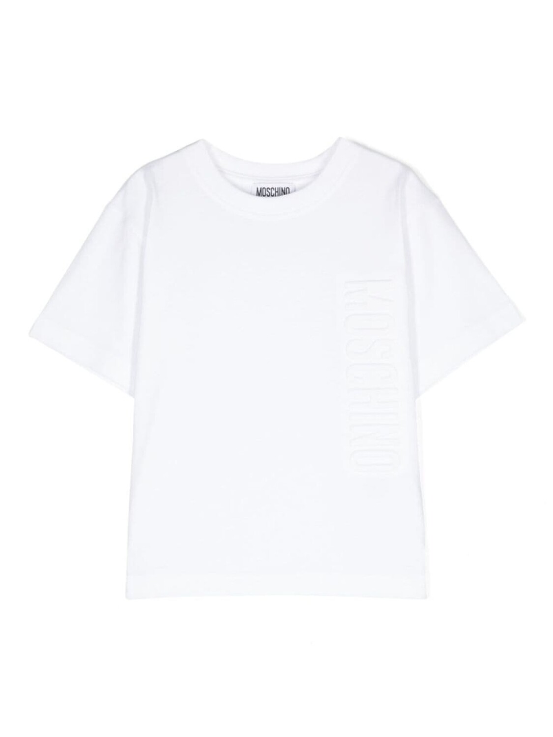 Moschino Kids футболка с тисненым логотипом, белый
Moschino Kids футболка с тисненым логотипом, белый