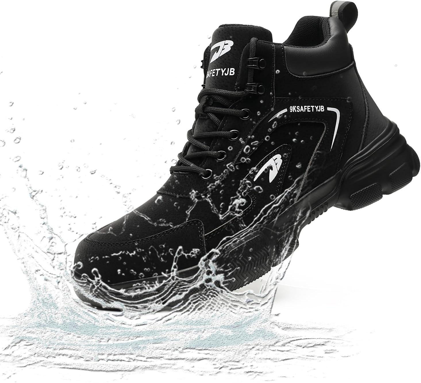 Водонепроницаемые ботинки с стальным носком PJZHJ для мужчин, легкие защитные ботинки, противоскользящие строительные ботинки, черный
Водонепроницаемые ботинки с стальным носком PJZHJ для мужчин, легкие защитные ботинки, противоскользящие строительные ботинки, черный