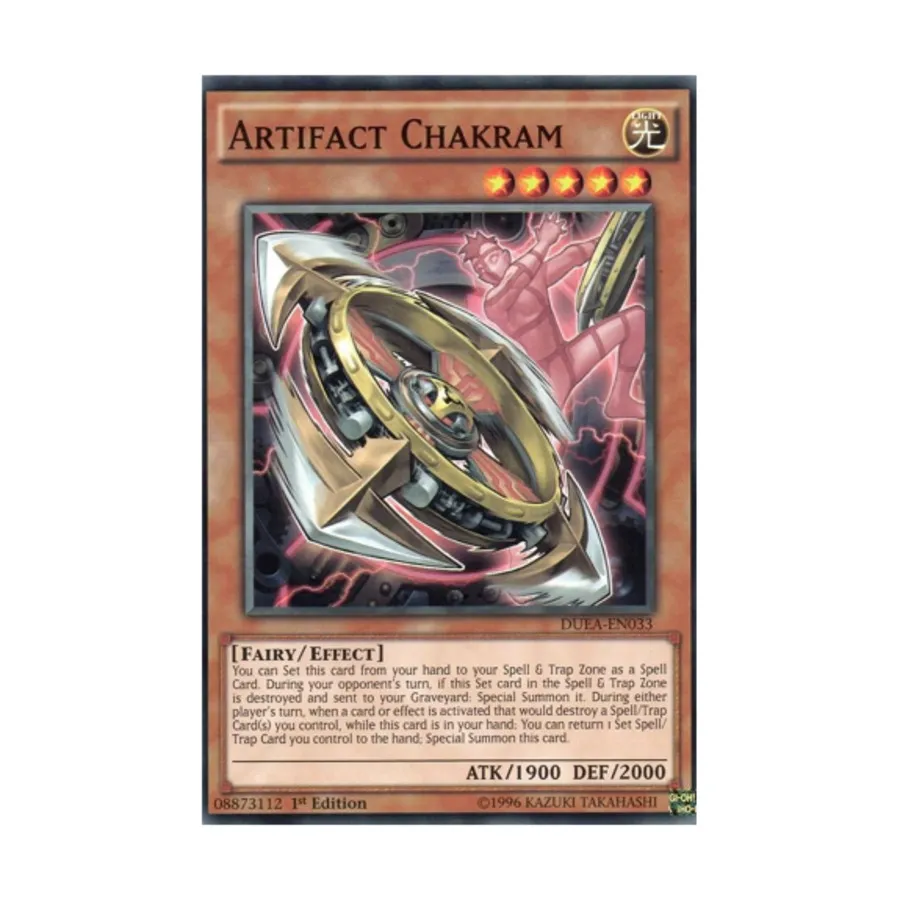 CCG Артефакт Чакрам (Обычный), Yu-Gi-Oh - Duelist Alliance - Singles
CCG Артефакт Чакрам (Обычный), Yu-Gi-Oh - Duelist Alliance - Singles