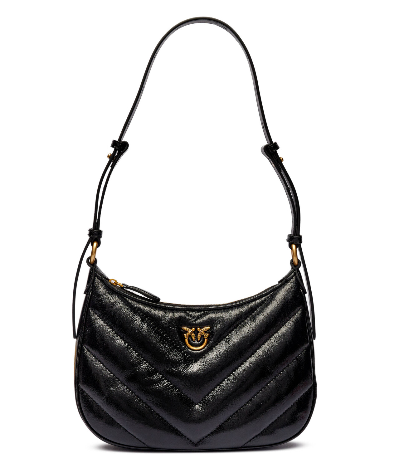 Сумка-хобо Pinko HALF MOON MINI, черный 
Сумка-хобо Pinko HALF MOON MINI, черный