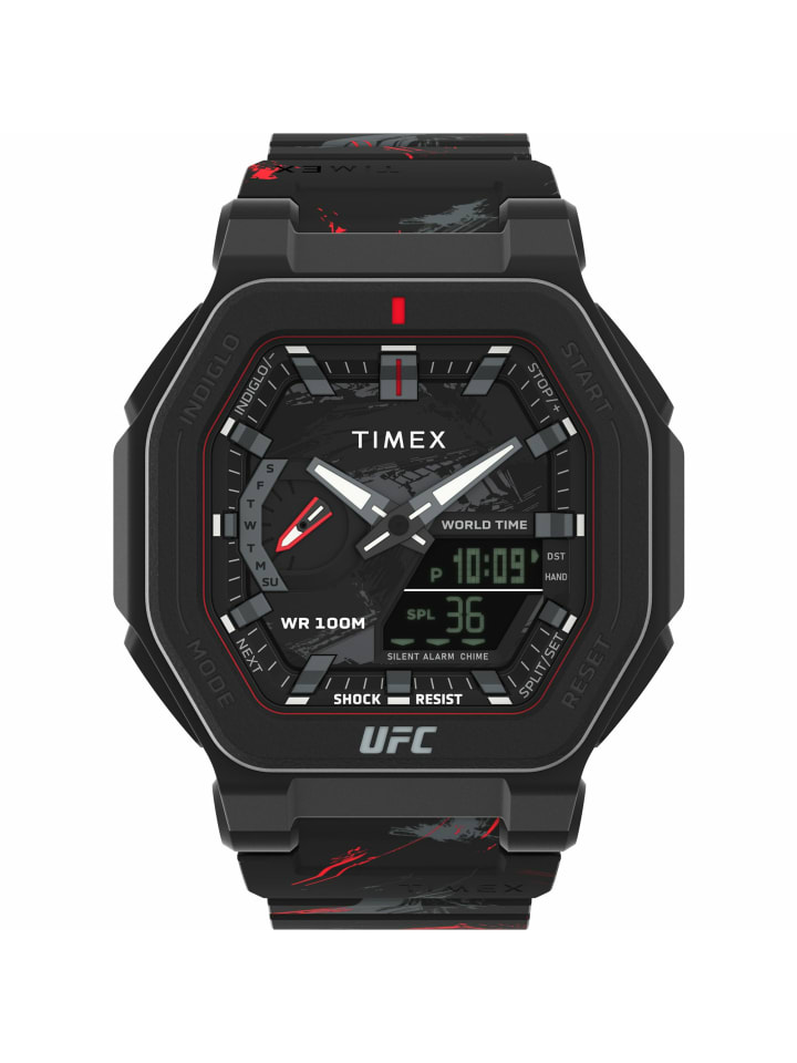 Timex Мужские цифровые часы черного цвета
Timex Мужские цифровые часы черного цвета