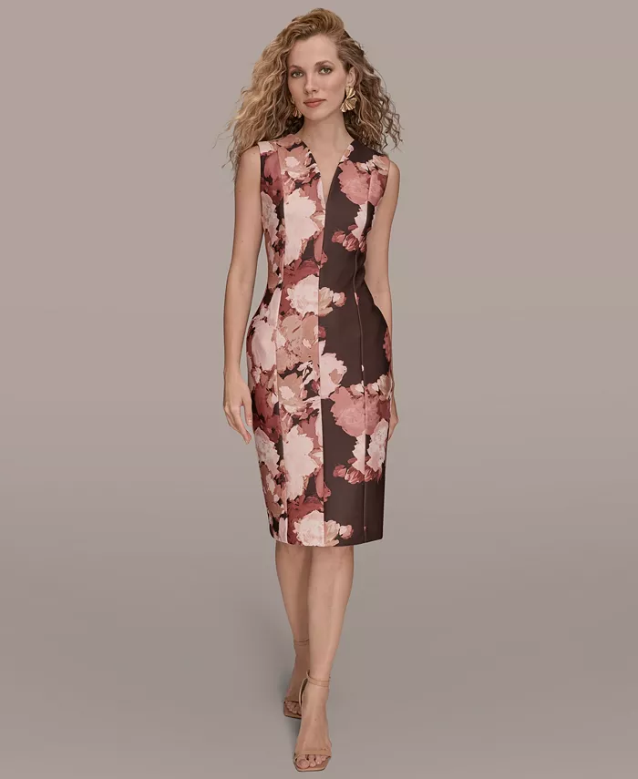 Женское платье с V-образным вырезом и цветочным принтом Donna Karan New York, мультиколор
Женское платье с V-образным вырезом и цветочным принтом Donna Karan New York, мультиколор