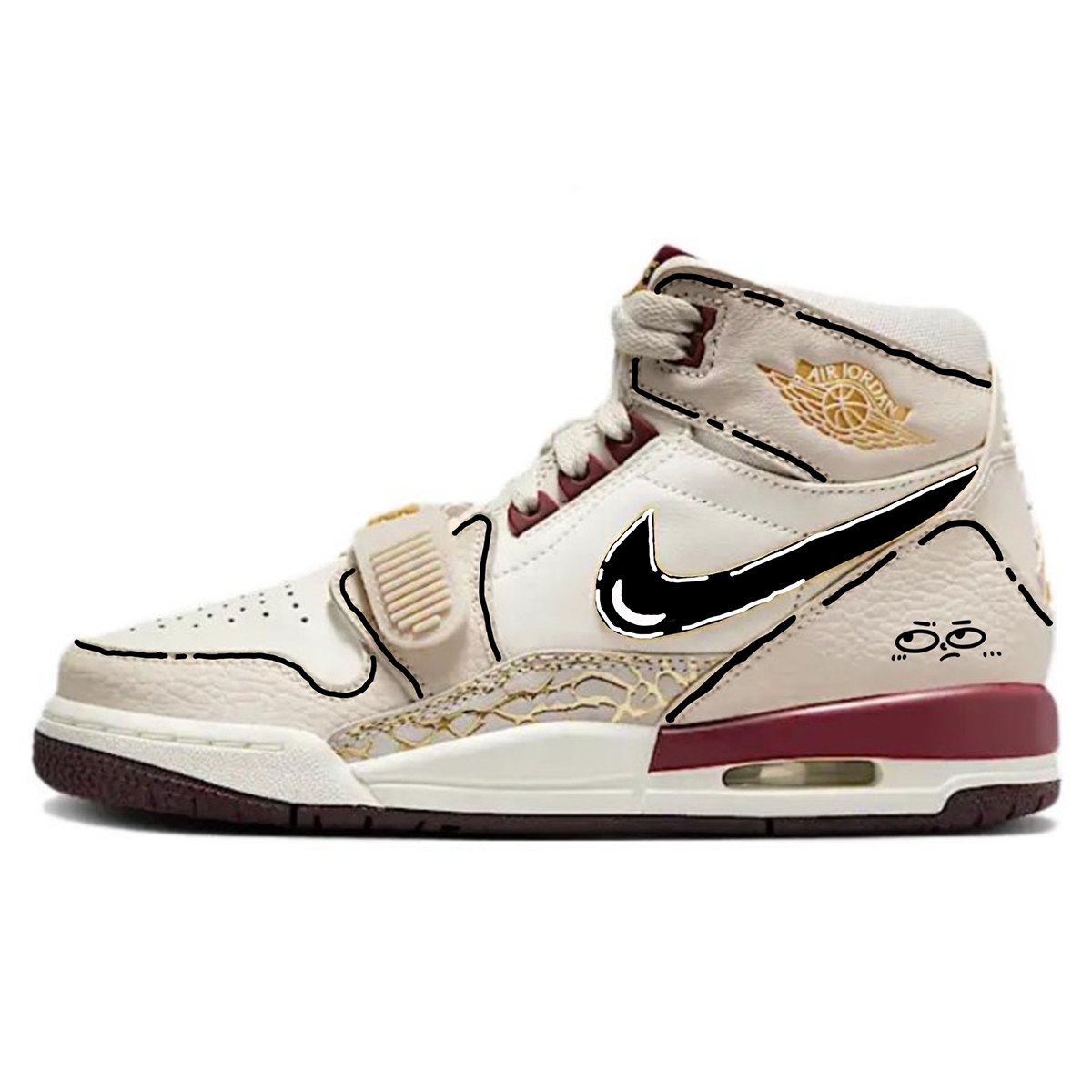 Детские баскетбольные кроссовки Legacy 312 с противоскользящим износостойким верхом и высоким голенищем для подростков Jordan, бежевый
Детские баскетбольные кроссовки Legacy 312 с противоскользящим износостойким верхом и высоким голенищем для подростков Jordan, бежевый