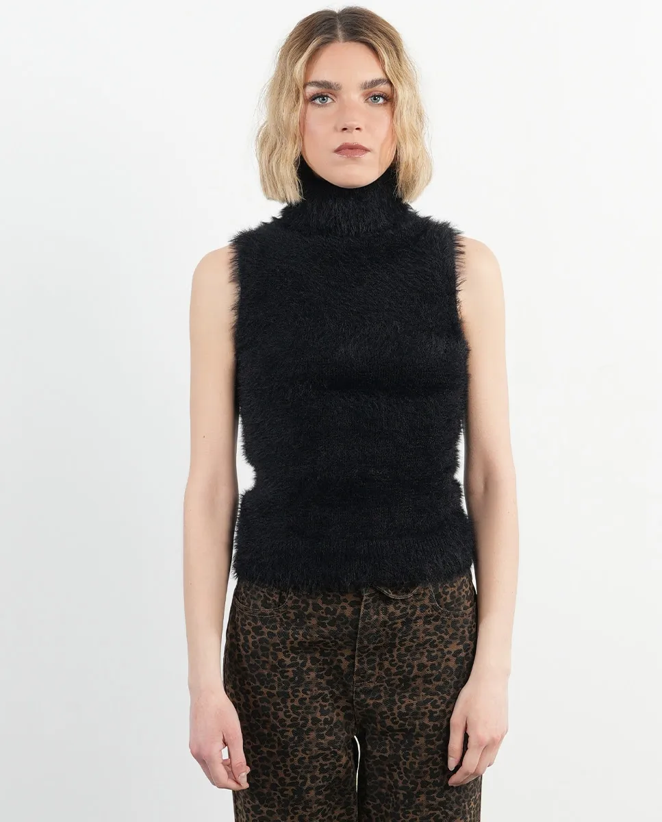 Женский топ без рукавов из плюшевой ткани Lili Sidonio, черный
Женский топ без рукавов из плюшевой ткани Lili Sidonio, черный