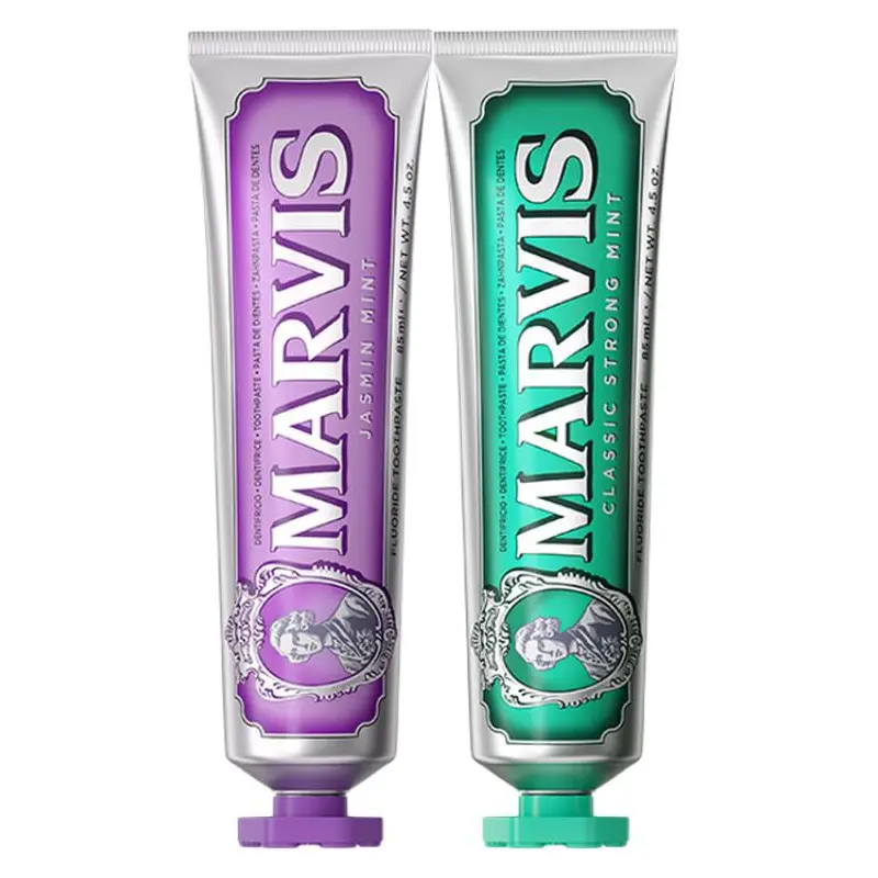 Классическая зубная паста Periodontal Care 85 мл*4 Marvis, two-piece set: jasmine toothpastes 85ml+strong mint toothpastes 85ml
Классическая зубная паста Periodontal Care 85 мл*4 Marvis, two-piece set: jasmine toothpastes 85ml+strong mint toothpastes 85ml