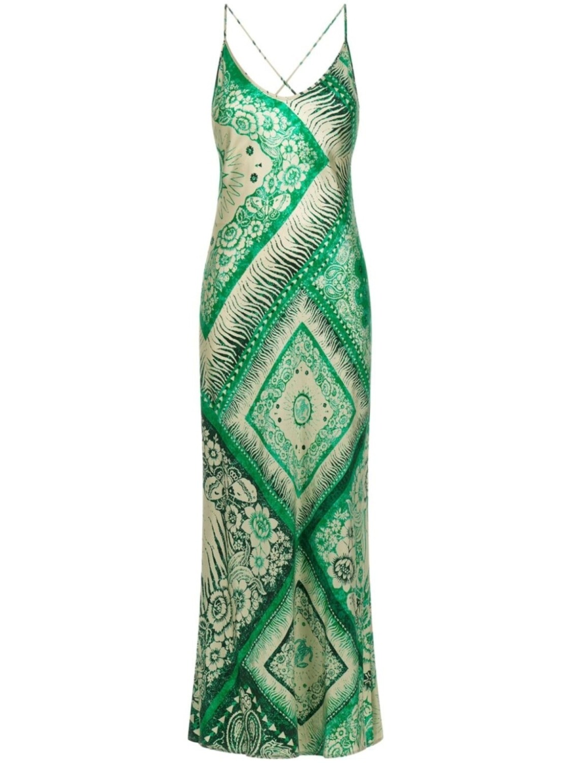 Roberto Cavalli шелковое платье-комбинация с абстрактным принтом, зеленый
Roberto Cavalli шелковое платье-комбинация с абстрактным принтом, зеленый