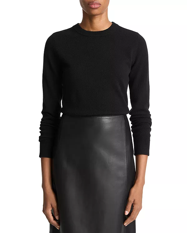 Классическая футболка с круглым вырезом и длинными рукавами Vince, черный
Классическая футболка с круглым вырезом и длинными рукавами Vince, черный