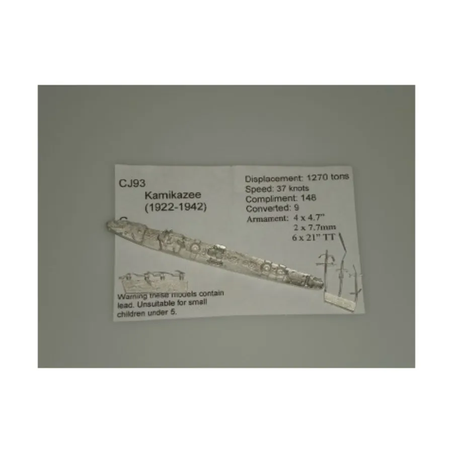 Камикадзе (1922-1942), Figurehead Ships - WWII Coastal Forces - Japanese (1:1250) (Noble Miniatures)
Камикадзе (1922-1942), Figurehead Ships - WWII Coastal Forces - Japanese (1:1250) (Noble Miniatures)