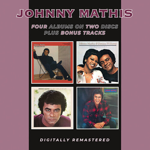 CD диск Mathis, Johnny: You Light Up My Life / That's What Friends Are For (With Deniece Williams) / The Best Days Of My Life / Mathis Magic
CD диск Mathis, Johnny: You Light Up My Life / That's What Friends Are For (With Deniece Williams) / The Best Days Of My Life / Mathis Magic