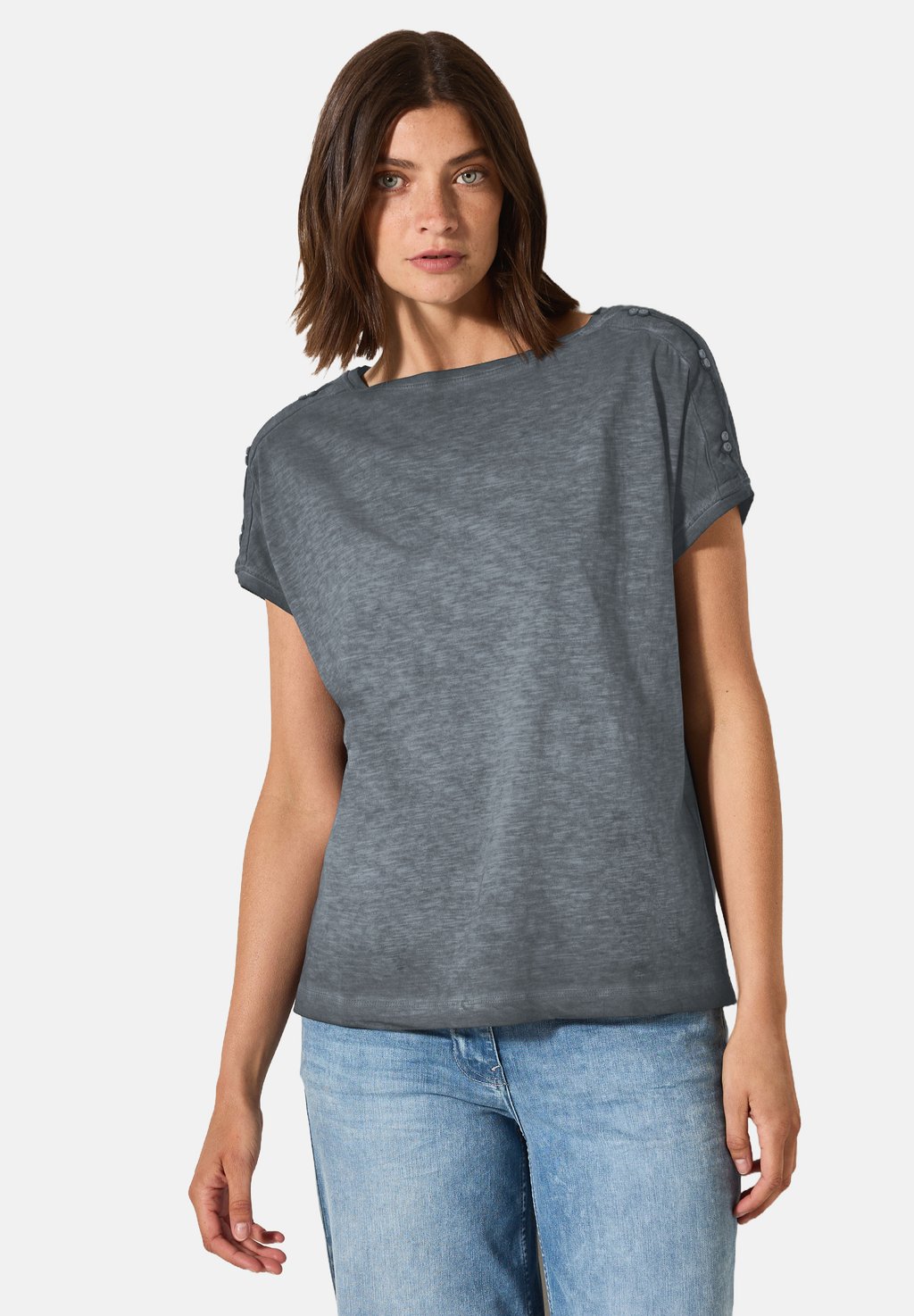 Футболка с принтом MIT KNOPFDETAIL Cecil, серый
Футболка с принтом MIT KNOPFDETAIL Cecil, серый