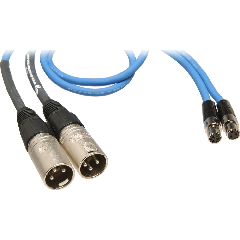 Sound Devices XL2 TA3-F to XLR-M Connector Cable (Pair, 25")
Sound Devices XL2 TA3-F to XLR-M Connector Cable (Pair, 25")