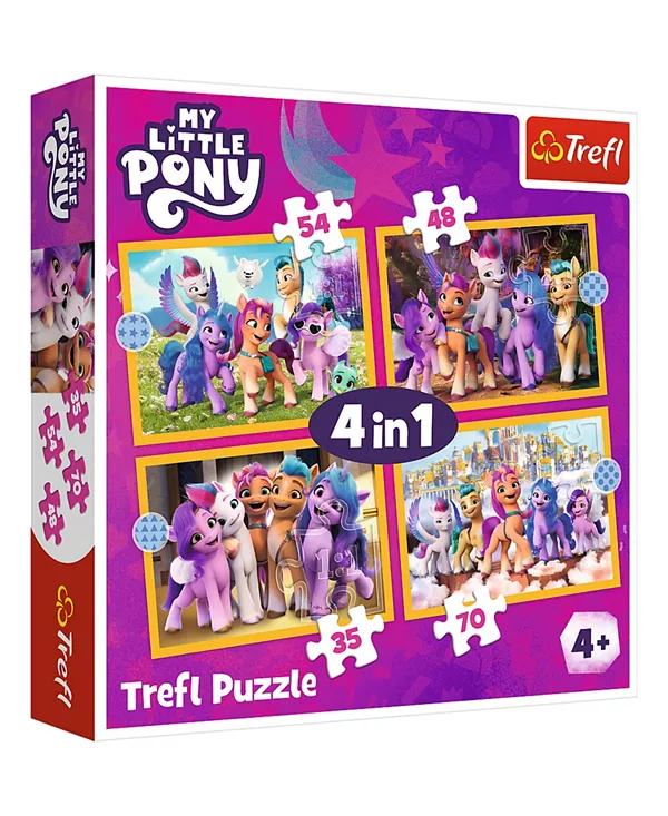 Красный пазл 4 в 1 - мой маленький пони - знакомство с пони Trefl, multi-color
Красный пазл 4 в 1 - мой маленький пони - знакомство с пони Trefl, multi-color