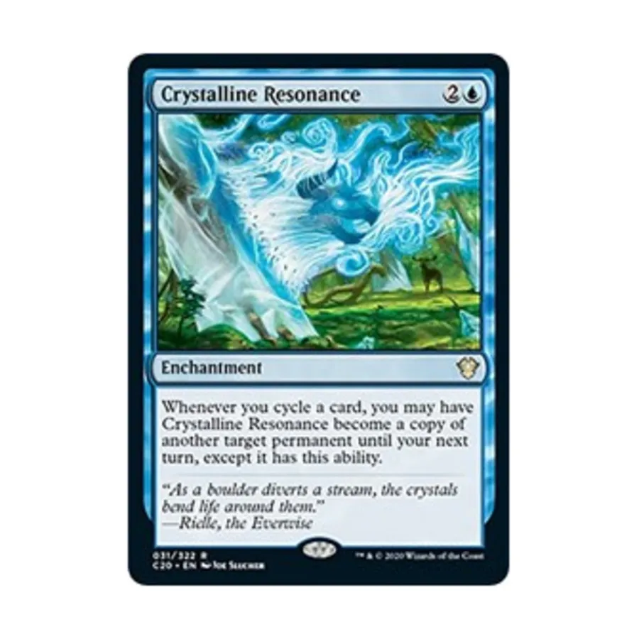 CCG Кристаллический резонанс (R), MTG - Commander 2020
CCG Кристаллический резонанс (R), MTG - Commander 2020