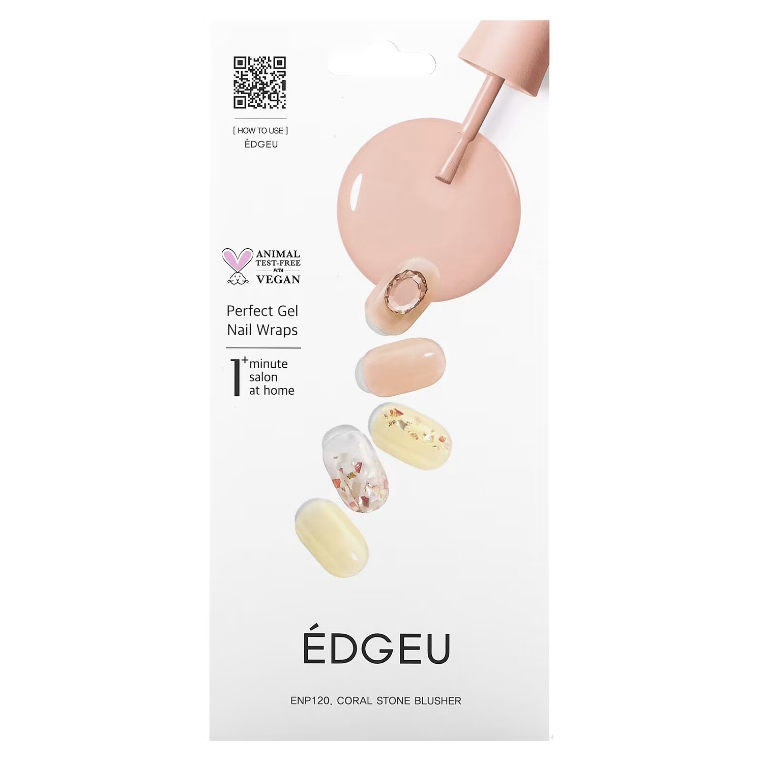 Уход за ногтями рук Edgeu Perfect Gel Nail Wraps ENP120 Coral Stone, набор из 16 шт.
Уход за ногтями рук Edgeu Perfect Gel Nail Wraps ENP120 Coral Stone, набор из 16 шт.