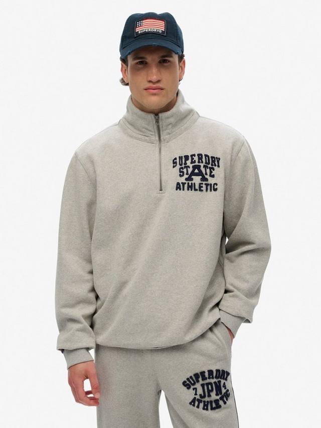 Винтажный спортивный полузиповый джемпер Superdry, Light Grey
Винтажный спортивный полузиповый джемпер Superdry, Light Grey