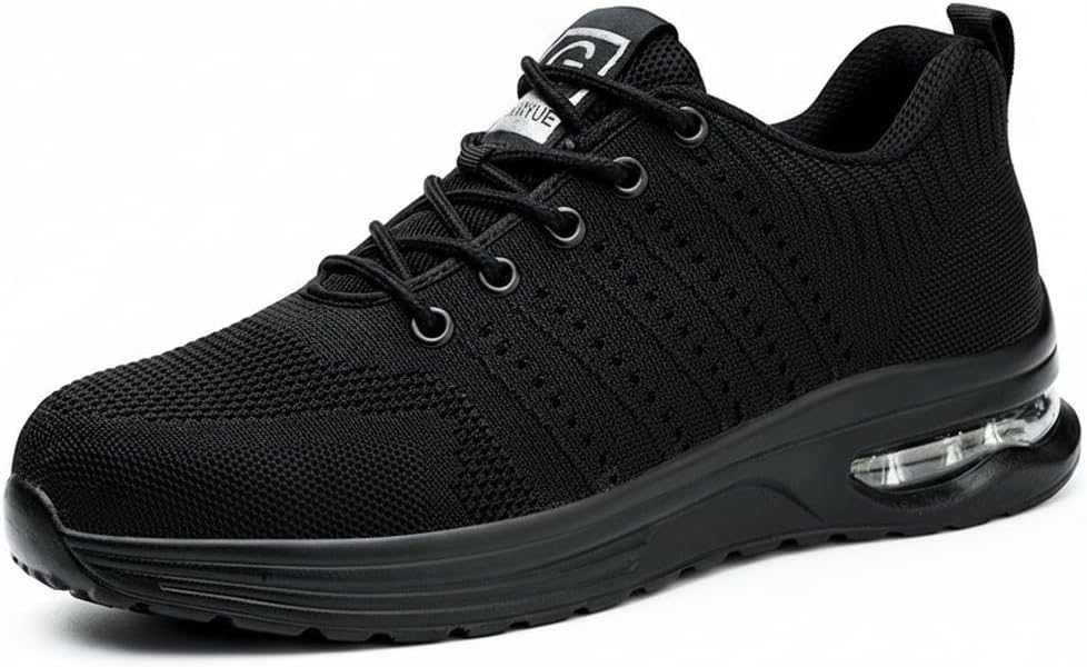 Мужские ботинки с металлическим носком, пробоустойчивые, противоскользящие, дышащие кроссовки-безопасность, с амортизирующей воздушной стелькой, промышленные строительные ботинки для мужчин Flowergirr, черный
Мужские ботинки с металлическим носком, пробоустойчивые, противоскользящие, дышащие кроссовки-безопасность, с амортизирующей воздушной стелькой, промышленные строительные ботинки для мужчин Flowergirr, черный