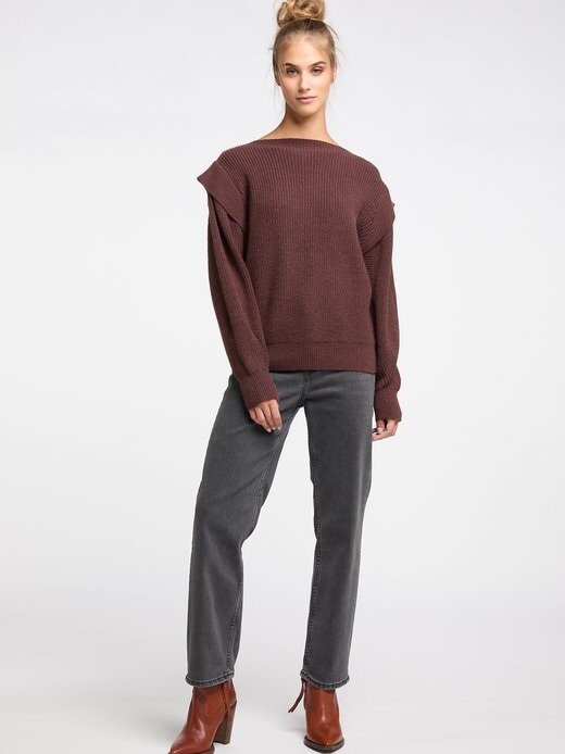 Свитер крупной вязки Izia, коричневый
Свитер крупной вязки Izia, коричневый