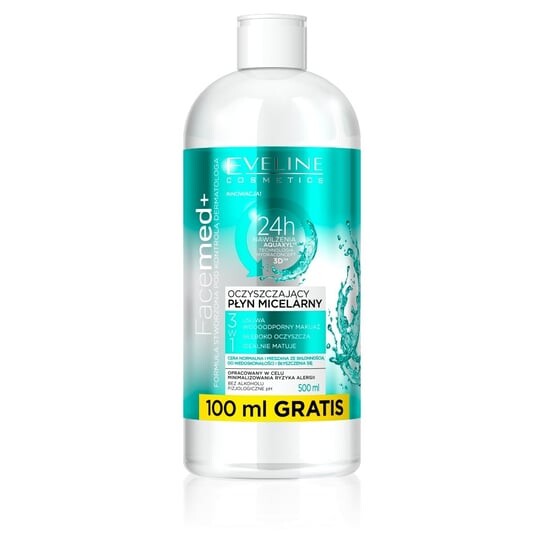 В1, очищающий мицеллярный флюид для нормальной и комбинированной кожи, 400 мл Eveline Cosmetics, Facemed+ 3
В1, очищающий мицеллярный флюид для нормальной и комбинированной кожи, 400 мл Eveline Cosmetics, Facemed+ 3