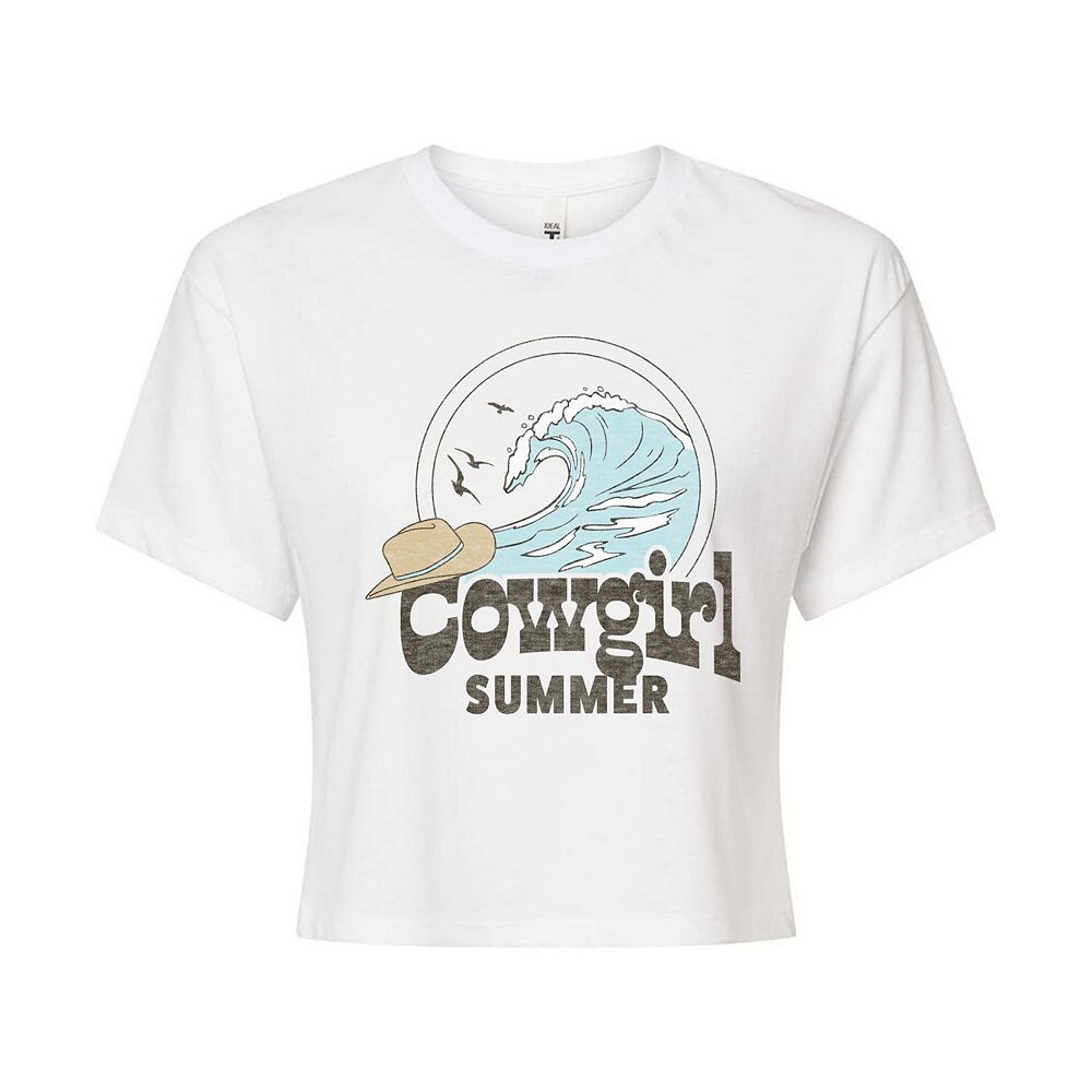 Летняя укороченная футболка с рисунком «Cowgirl» для юниоров, белый
Летняя укороченная футболка с рисунком «Cowgirl» для юниоров, белый