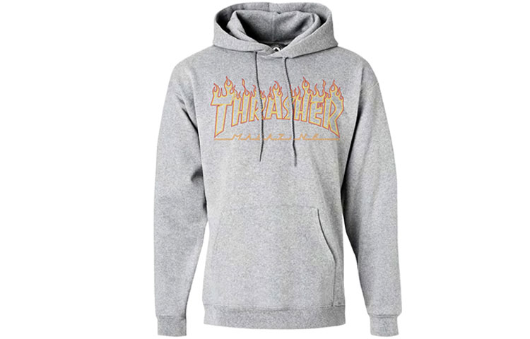 Thrasher Толстовка японского производства, унисекс, серая
Thrasher Толстовка японского производства, унисекс, серая