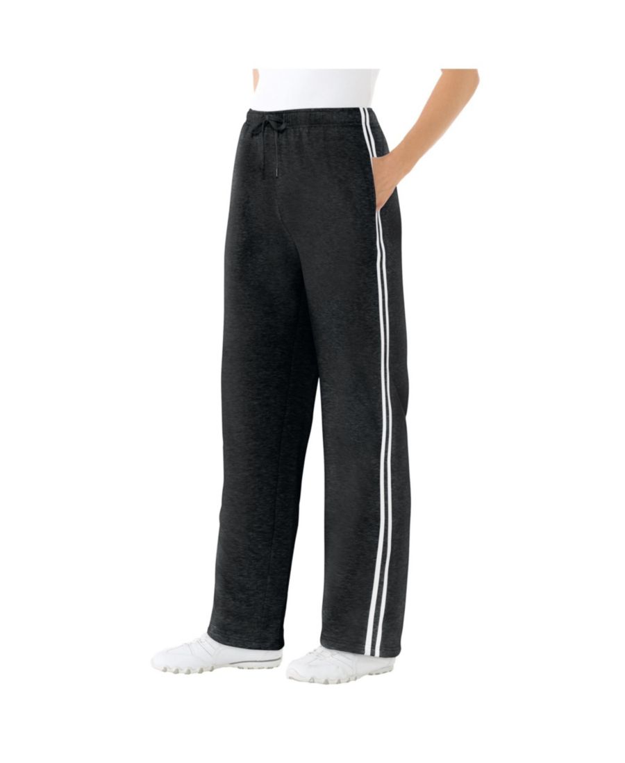 Спортивные штаны Plus Size Within из флиса с боковыми полосками, надеваемые через голову Woman Within, Heather charcoal white
Спортивные штаны Plus Size Within из флиса с боковыми полосками, надеваемые через голову Woman Within, Heather charcoal white