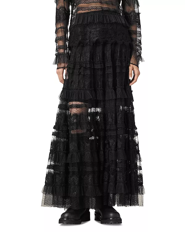 Длинная юбка из тюля Arlea Allsaints, черный
Длинная юбка из тюля Arlea Allsaints, черный