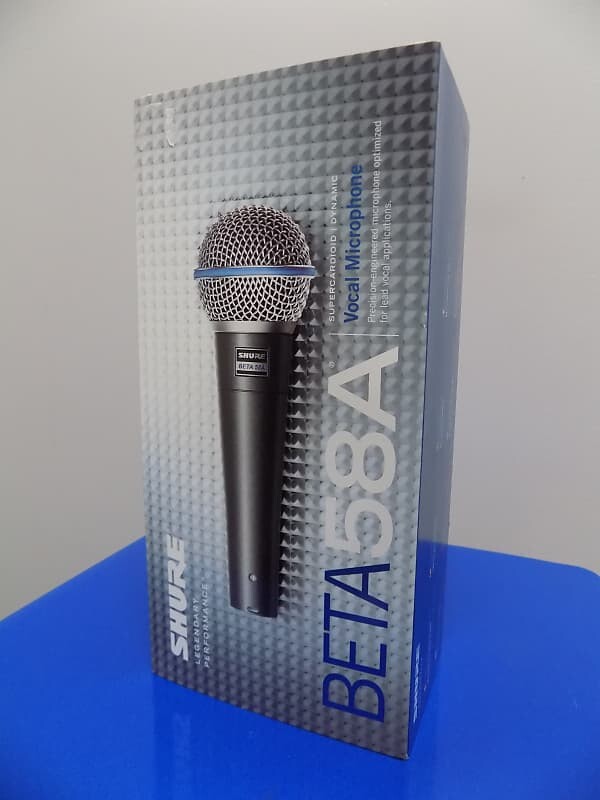 Кардиоидный динамический вокальный микрофон Shure BETA 58A Handheld Supercardioid Dynamic Microphone
Кардиоидный динамический вокальный микрофон Shure BETA 58A Handheld Supercardioid Dynamic Microphone