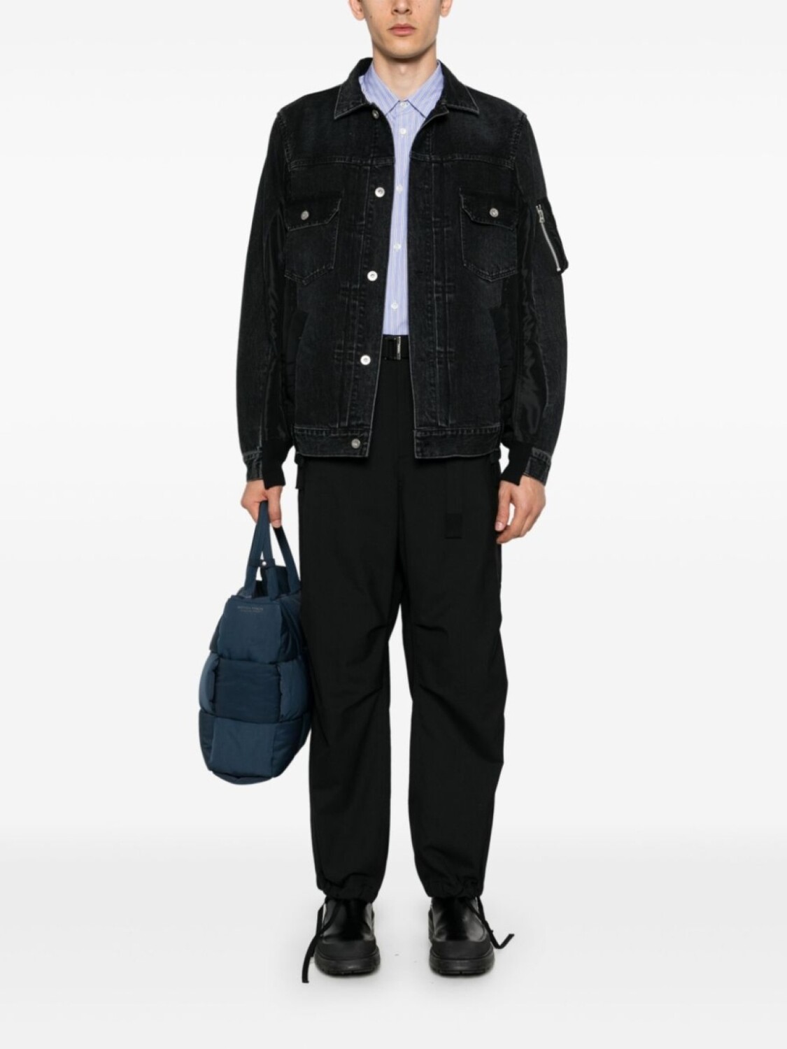 Sacai брюки карго с поясом, черный
Sacai брюки карго с поясом, черный