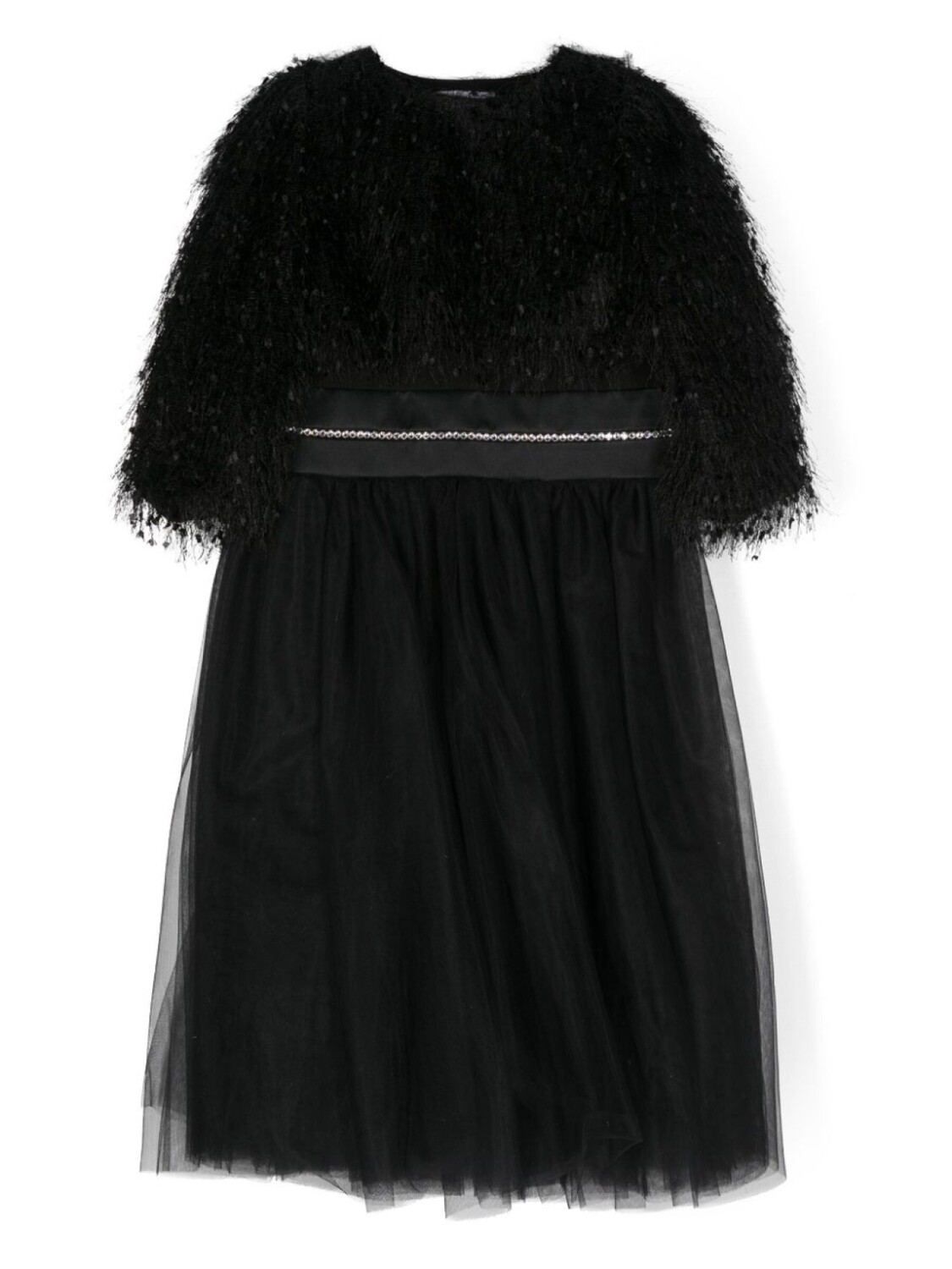 Monnalisa платье со стразами, черный
Monnalisa платье со стразами, черный