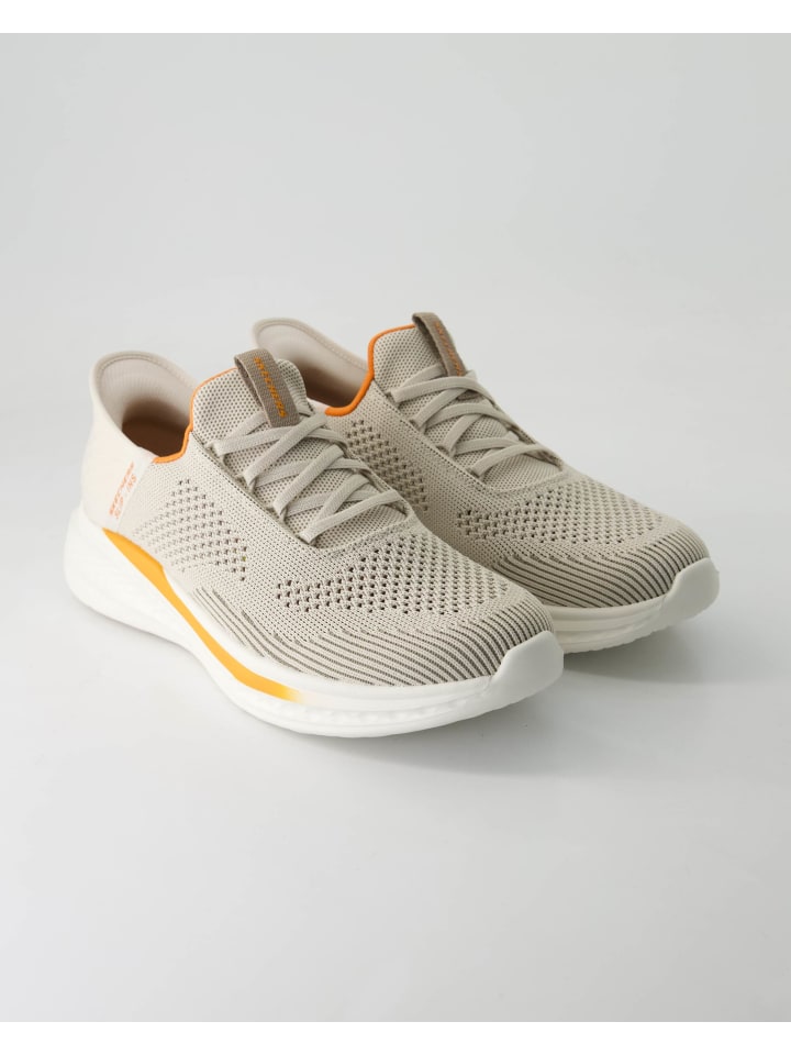 Кроссовки на шнуровке Skechers, бежевый
Кроссовки на шнуровке Skechers, бежевый