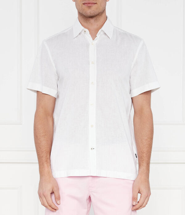 Рубашка льняная Joop! Jeans Haris Regular Fit, белый 
Рубашка льняная Joop! Jeans Haris Regular Fit, белый