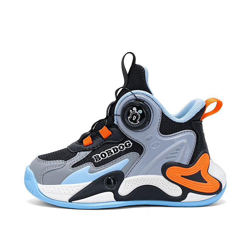 Детские баскетбольные кроссовки Vivobook для подростков BOBDOG, черный/оранжевый 
Детские баскетбольные кроссовки Vivobook для подростков BOBDOG, черный/оранжевый